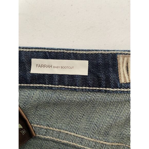 Kut from the Kloth Farrah Baby Bootcut Jeans Womens 6 Blue Medium Wash Stretch - Picture 6 of 7